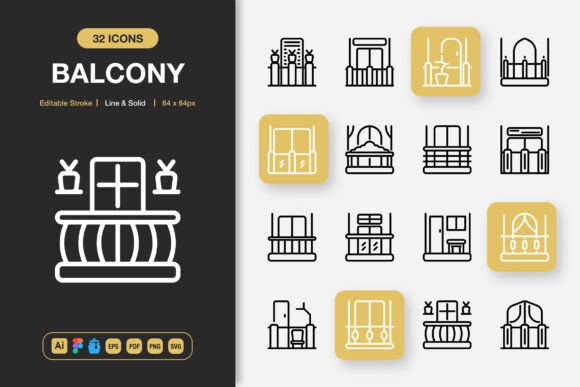 Balcony Icons
