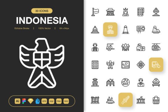 Indonesia Icons: A Visual Language for Modern Creative Projects