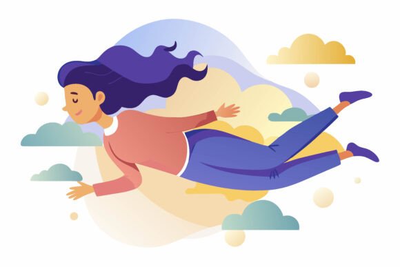 When Art Defies Gravity: A Woman Falls from the Clouds and Into Your Creative Toolkit